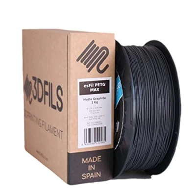 Afbeelding van 3DFILS PETG filament voor 3D printen (1,75 mm/1 kg, grafiet)