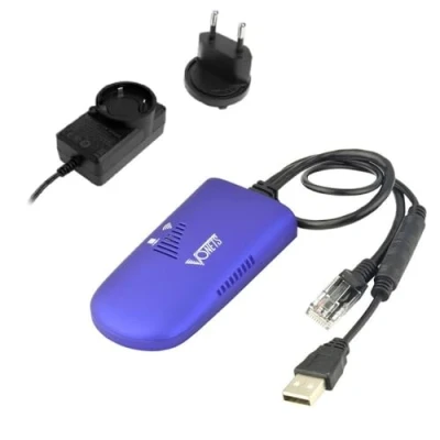 Afbeelding van VONETS 2,4GHz WLAN Bridge Ethernet Wireless Repeater/WiFi Hotspot Signal Extender / RJ45 naar WiFi converteren voor DVR, bewaking, IP printer, netwerkapparaat met 5V/2A USB Voedingsadapter VAP11G 300