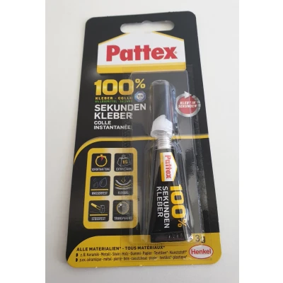 Afbeelding van Pattex 100% Secondelijm 3 g
