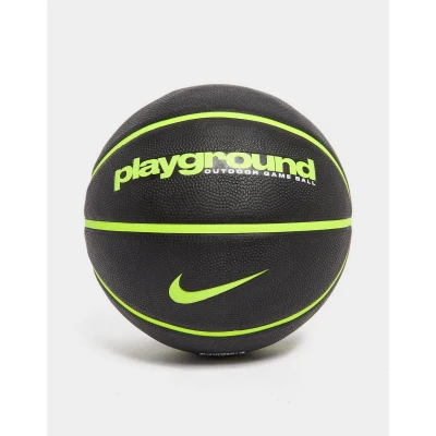 Afbeelding van Nike Performance Everyday Playground Graphic Basketbal, Heren, Maat: One Size, Black/lime blast