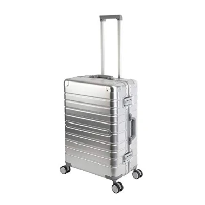 Afbeelding van Travelhouse Oslo aluminium reiskoffer T6005 reistrolley, verschillende maten en kleuren, lila, Mittlerer Koffer, koffer