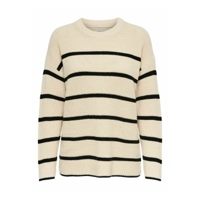 Afbeelding van ONLY Onlpernille O NECK NOOS Trui, Dames, Maat: XS, Pumice stone