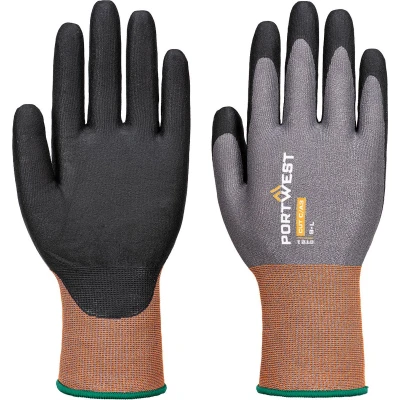 Afbeelding van Portwest CT snijbestendige C21 Nitril Handschoen Grijs/zwart L