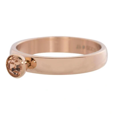 Afbeelding van Zirconia 1 stone champagne iXXXi Vulring 4 mm Rose SALE 17