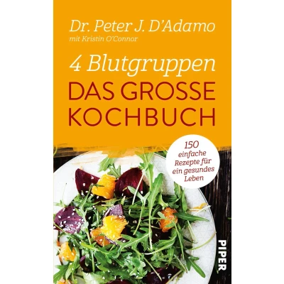 Afbeelding van 4 Blutgruppen Das große Kochbuch