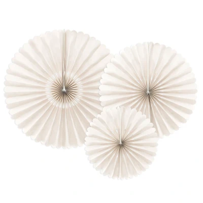 Afbeelding van Waaiers Beige 3 stuks