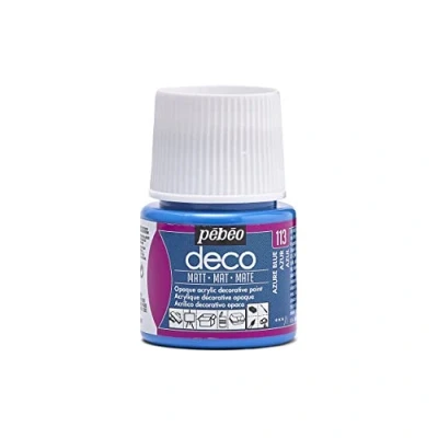 Afbeelding van Verf azuur acryl mat 45 ml Pébéo