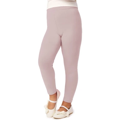 Afbeelding van Merry Style MS MS10 130 LE Meisjes Lang Leggings Sport Vrijetijdsbroek Viscose Sporbroek Yogabroek Caffelaat 152