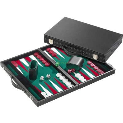 Afbeelding van Philos Backgammon groen medium 28x23,5cm (medium)