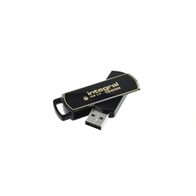 Afbeelding van USB stick Integral 3.0 Secure 360 128GB zwart