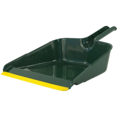 Afbeelding van Stofblik groot model 31x25 cm groen met rubber strip