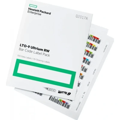Afbeelding van Hewlett Packard Enterprise HPE LTO 9 Ultrium RW Bar Code Label Pack
