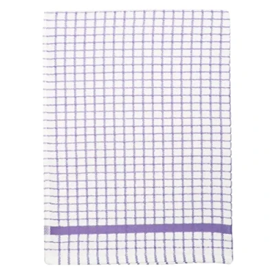 Afbeelding van Samuel Lamont &amp; Sons Poli Dri theedoek lavendel, afmeting 50 cm x 70 cm, 100% katoenen badstof, ultra absorberende en superzachte keukendoek, machinewasbaar, paars, één maat
