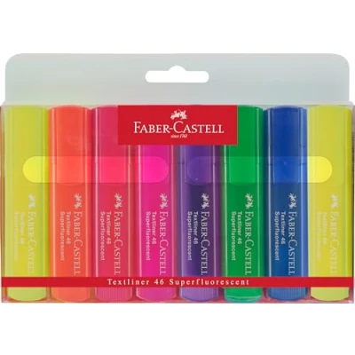 Afbeelding van Faber Castell tekstmarker 1546 etui 8 stuks FC 154662
