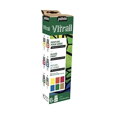 Afbeelding van Pebeo vitrail transparant set 6 x 20 ml