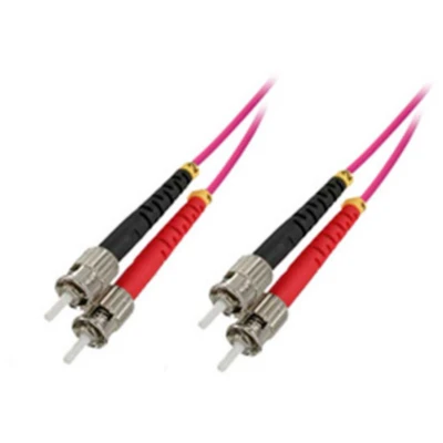 Afbeelding van Shiverpeaks S/CONN maximale connectiviteit glasvezel duplex patchkabel ST/ST 50/125µ, OM4, violet, 2,0m (U/FTP, CAT6, 2 m), Netwerkkabel