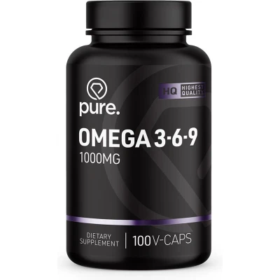 Afbeelding van PURE Omega 3 6 9 1000mg 100softgels