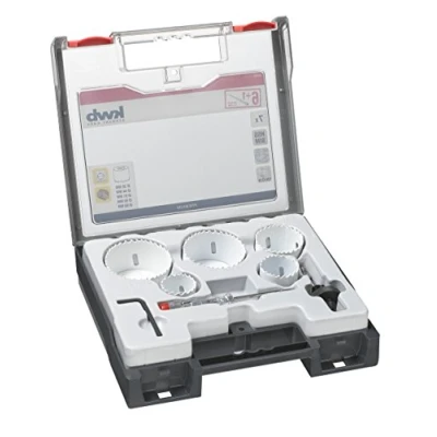 Afbeelding van kwb 598260.0 professionele bi metalen gatenzaag set nr. 2 voor elektriciens 7 delig, HSS CO, Vario vertanding, 8% kobalt, incl. spanningstester.