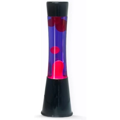 Afbeelding van Lavalamp Zwart/Paars/Roze, 40cm