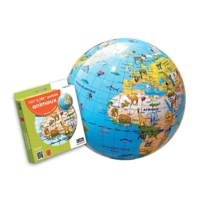 Afbeelding van Caly Sarl 057F Globe Animaux 30 cm a Toy, Multicolor