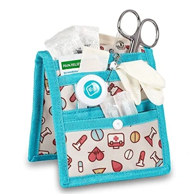 Afbeelding van Verzorgingsorganizer Voor badjas of pyjama Lichtblauwe print Keen&#039;s Elite Bags