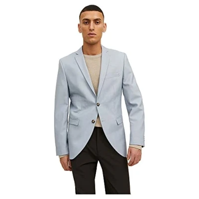 Afbeelding van JACK &amp; JONES Blazer heren Jprsolaris Noos , Cashmere Blue/Fit: super slim fit 52