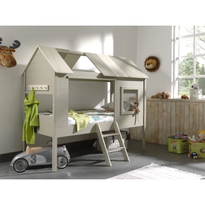 Afbeelding van LUCEVI Charlotte Huisbed 90x200cm Grijs/ Beige