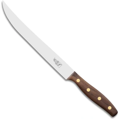 Afbeelding van Robert Herder K6R Vleesmes RVS Lemmet 20 cm Heft Walnotenhout Geschenkverpakking