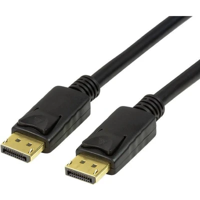 Afbeelding van LogiLink CV0121 DisplayPort kabel 3 m Zwart
