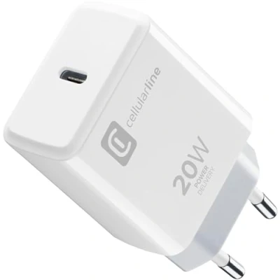 Afbeelding van Cellularline ACHIPDUSBCPD20WW oplader voor mobiele apparatuur Universeel Wit AC Binnen