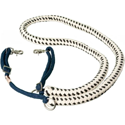 Afbeelding van F.R.A. Longeerhulp Peli Naturel/Zwart/Blauw Shet