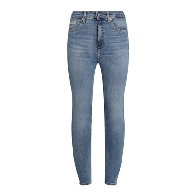 Afbeelding van Calvin Klein Jeans HIGH RISE Super Skinny Ankle Fit, Dames, Maat: 24, Denim light