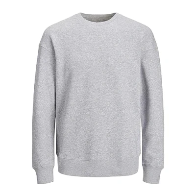 Afbeelding van JACK &amp; JONES Plus Size gemêleerde sweater JJEBRADLEY grijs