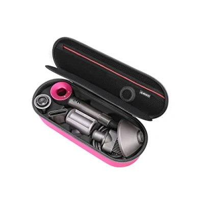 Afbeelding van RLSOCO Case Hoes voor Dyson SuperSonic Haardroger/Supersonic Hair Dryer &amp; Model HD15/HD08（Diep roze）