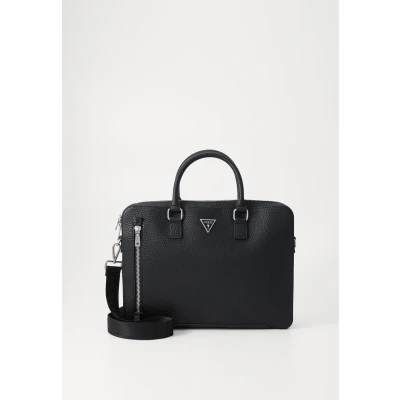 Afbeelding van GUESS Business tas Laptoptas met laptopvak Torino Briefcase Black Zwart