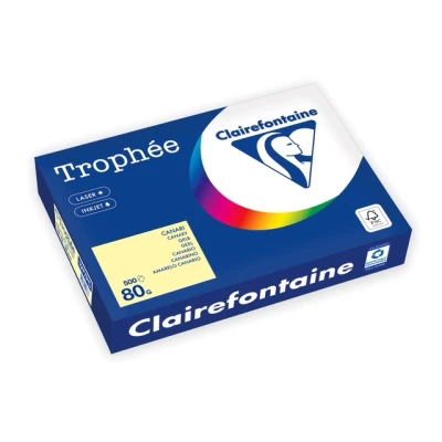 Afbeelding van Kopieerpapier Trophee A4 80gr geel 500vel