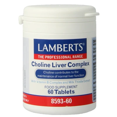 Afbeelding van Lamberts Choline lever complex 60 tabletten
