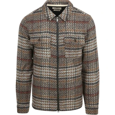 Afbeelding van Anerkjendt Overshirt Hanky Bruin/dessin M