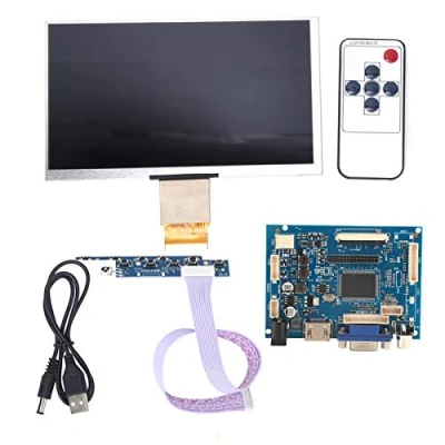 Afbeelding van 17,8 cm (7 inch) non touch TFT LCD scherm, HDMI, VGA, 3/2 compatibel, 1024 x 600 compatibel