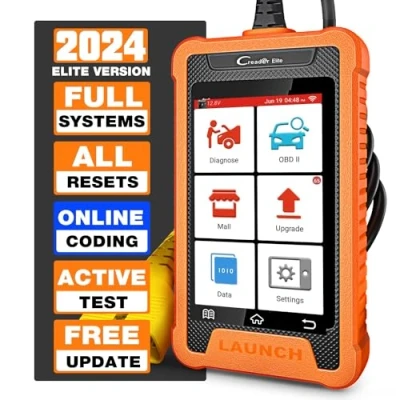 Afbeelding van LAUNCH X431 Creader Elite OBD2 Diagnostisch Voor VW/Voor Audi/Voor Skoda Volledig Systeem Bidirectionele Scanner, 50+ Reset Functie, ECU Codering Auto VIN