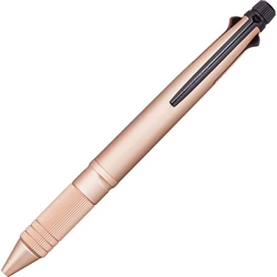 Afbeelding van uni Jetstream 4&amp;1 Metal Edition, 0,5 mm balpen (zwart, rood, blauw, groen) en mechanisch potlood, roze goud (MSXE52000A05.74)