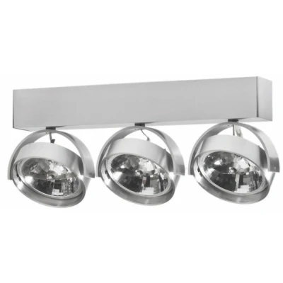 Afbeelding van Artdelight 12 volt opbouwspot Dutchess 3 lichts, grijs QR 0003 ALU