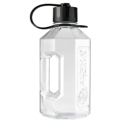 Afbeelding van Alpha Designs Bottle XL waterfles van 1,6 liter, 1600 ml BPA vrije met lekvrije Seal, l waterflessen voor eenvoudige vochtopname, transparant