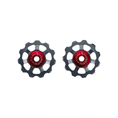Afbeelding van BBB Cycling Derailleurwieltjes AluBoys Ceramic Duurzaam Compatibel met Campagnolo, Shimano &amp; SRAM Grijs 11T BDP 22