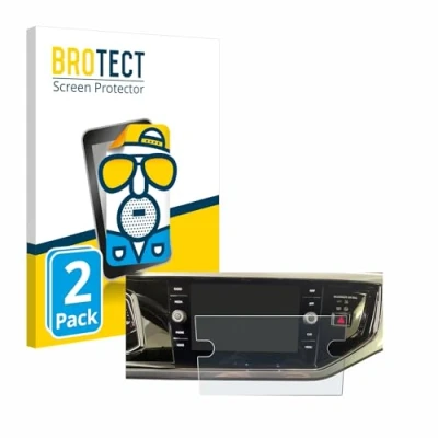 Afbeelding van BROTECT Screenprotector voor Volkswagen Polo VI Ready 2 Discover 8&quot; Folie Beschermfolie matte (2 Stuks)