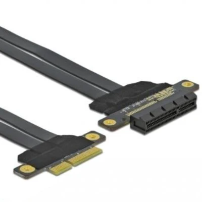 Afbeelding van Delock Riser Card PCI Express x4 naar met flexibele kabel 30 cm D
