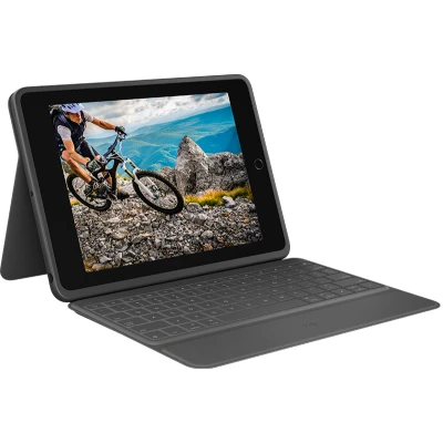 Afbeelding van Logitech Rugged Folio Case iPad 2019/2020/2021 QWERTZ