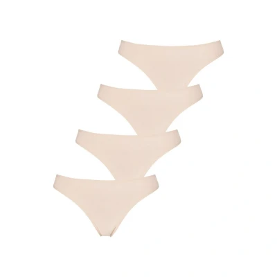 Afbeelding van Lascana String van elastisch katoen (set, 4 stuks)