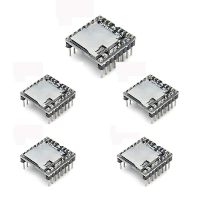 Afbeelding van 5 stuks mini MP3 speler DFPlayer Master Module compatibel met Arduino ondersteuning TF kaart en USB flash drive