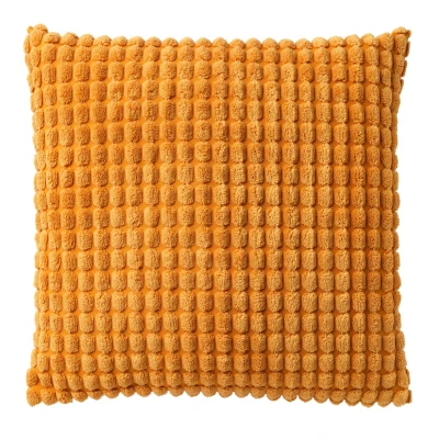 Afbeelding van Dutch Decor ROME Sierkussen 45x45 cm 100% polyester effen kleur Golden Glow geel